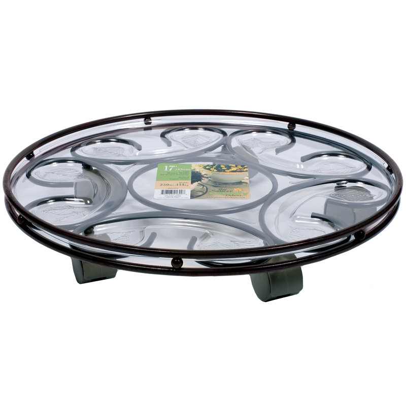 Deluxe Saucer Caddy, 17", Rouille