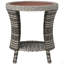 Table d'appoint, table basse d'extérieur en osier-222902819