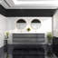Meuble-lavabo mural double l 83 po x P 19,6 po x H 21,75 po Yacoubou-77133617