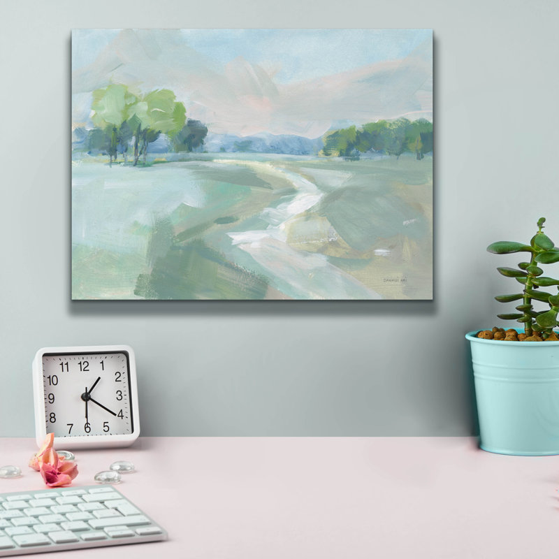 «Country Road» par Danhui Nai, art mural sur toile, H 12 po x l 16 po