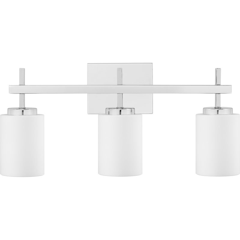 Éclairage pour meuble-lavabo à DEL à 3 lumières à intensité variable, Chrome poli