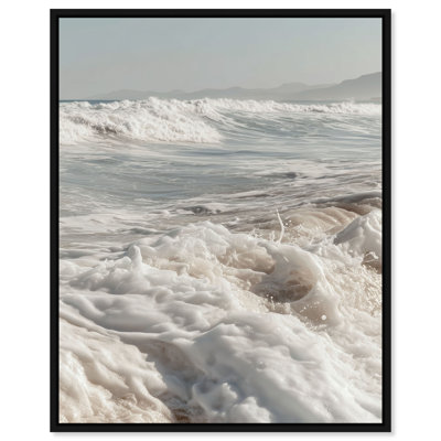 Clouded Shores Canvas Landscape & Nature Print by Oliver Gal, Black Frame, 16 x 20
