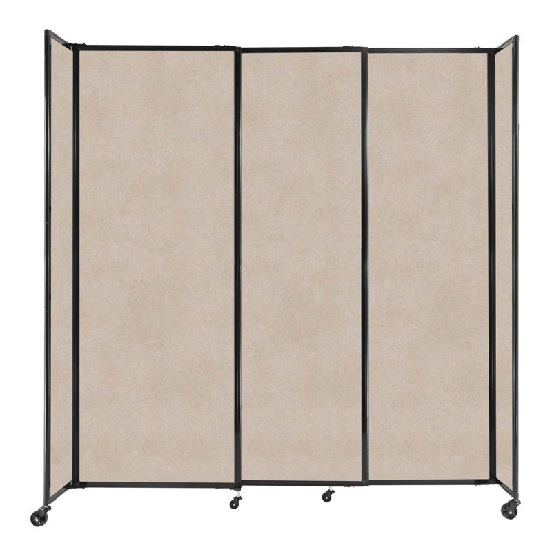 Cloison portative Soundsorb, H 80 po x l 86 po x P 18 po, Beige