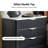 Burdine Modern 25.75'' W 3-Drawer Elegant Marble Top Nightstand with Built-In Power Outlet-806802409