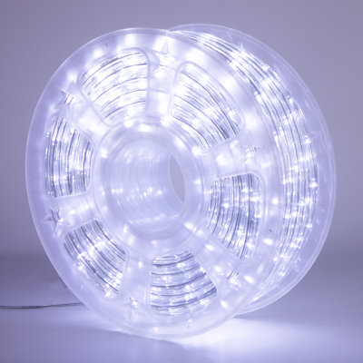 Christmas Rope Lights Outdoor 99Ft - 900 Led Waterproof String Lights With 8 Lighting Modes, Timer Memory(Cool White)