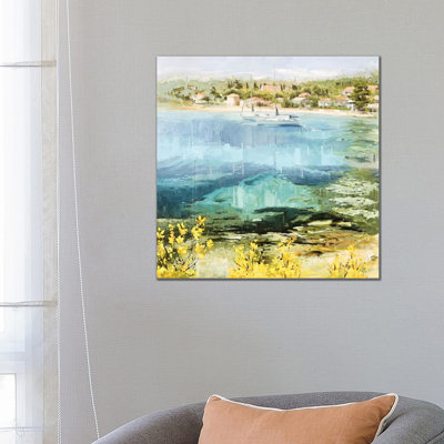 Clear Water 1 Piece Wrapped Canvas Painting