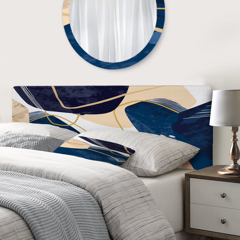 Gregoriu Upholstered Panel Headboard, Queen