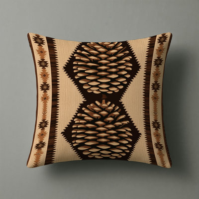 Desert Fern Southwestern Plants Indoor and Outdoor Throw Pillow