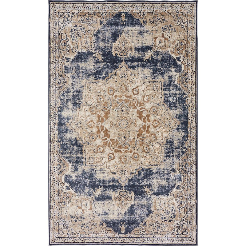 Widener Ikat Indoor Rug, Rectangle 5' x 8'