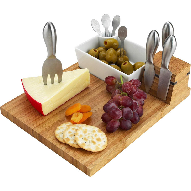 Ensemble de planche à fromage 10 pièces monogramme Carbonell, A