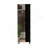 Mirror Linen Cabinet, Four Interior  Shelves, Five External Shelves -Black-1023382440