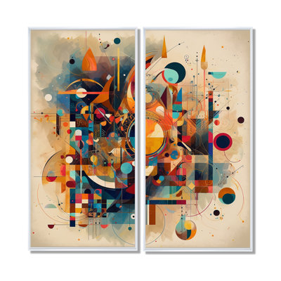Orange Retro Vibe Background V - Orange Wall Decor