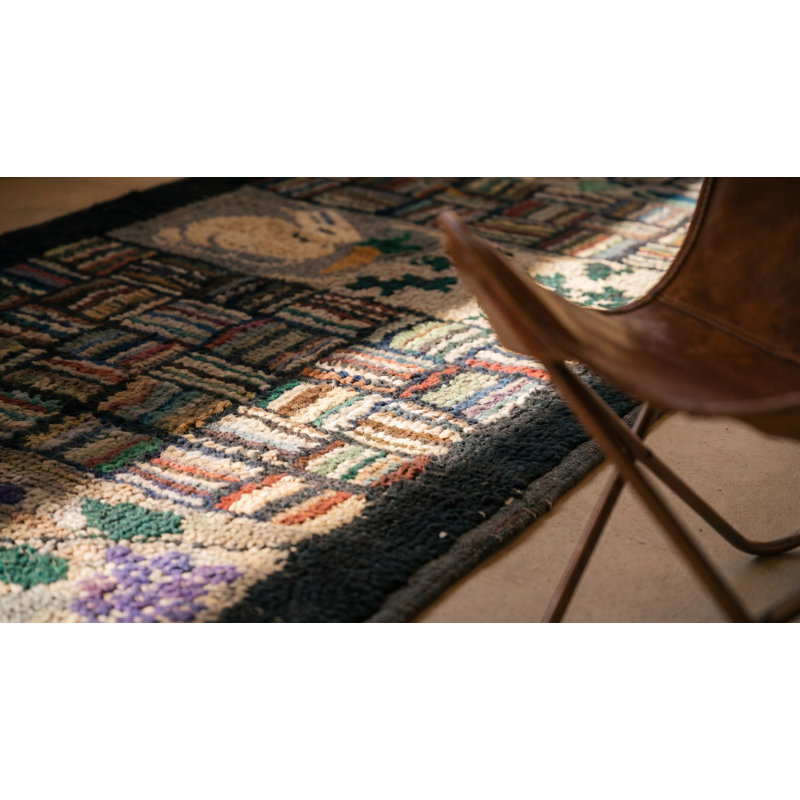 Tapis crocheté antique Antique