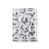 Motif floral noir est en rupture de stock