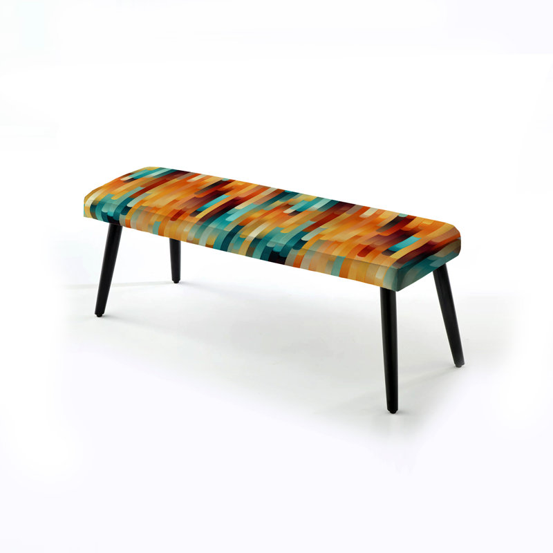 Banc tapissier rayé Poupart