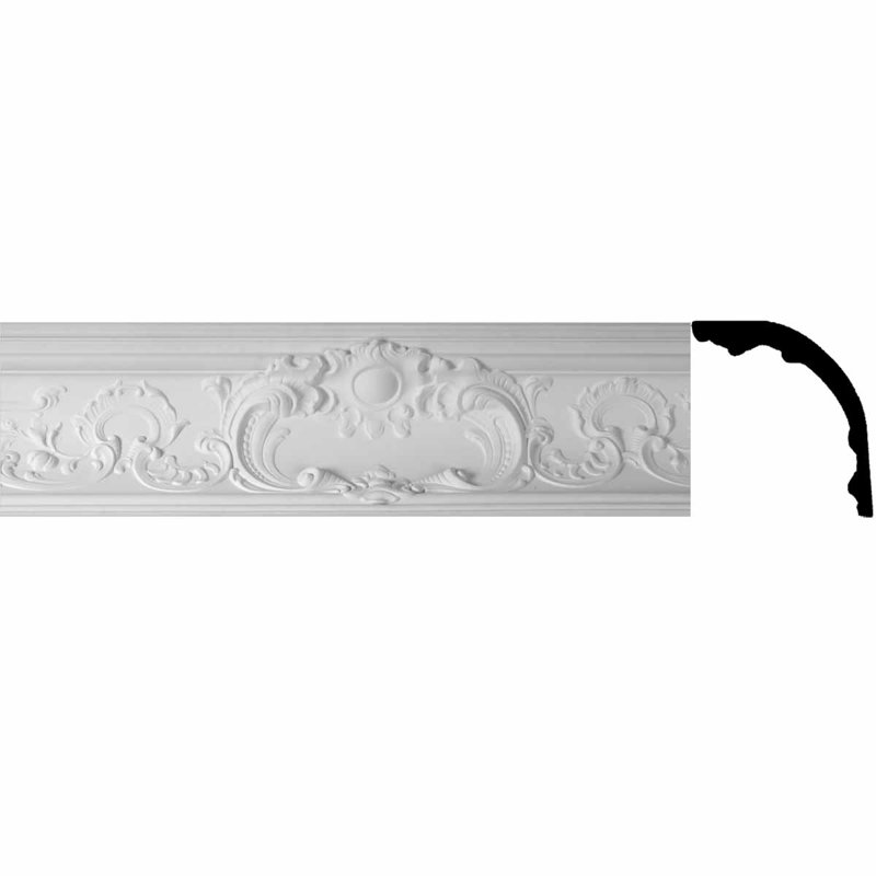 6.63'' H x 0.5'' W x 6.63'' D Urethane Crown