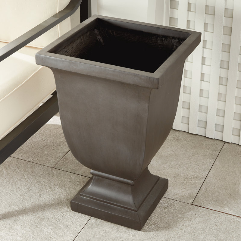 Beckett Concrete Composite Planter, 28.5"H x 20"W x 20"D