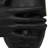 Black Polystone Face Decorative Sculpture, Set of 3