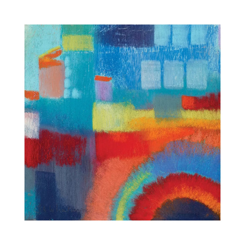 Cityscape Bridge 1 Piece Wrapped Canvas Wall Art, 45.72 cm H x 45.72 cm W x 1.91 cm D