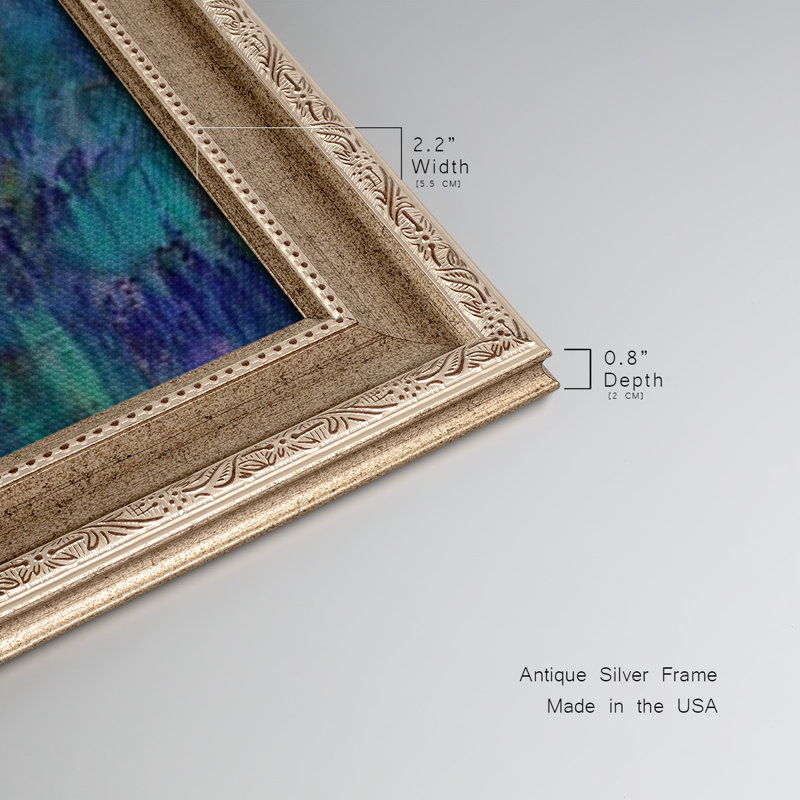Vêpres - Reproduction de photo sur toile, H 25 po x l 45 po, Toile encadrée feuille d'argent antique
