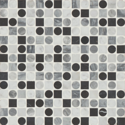 Carreau de mosaïque en marbre Modni Monroe