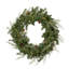 39" Lighted Evergreen Wreath