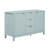 Sideboard with Wave Design - 3 Adjustable Shelves, 3 Drawers & Soft-Close Doors, Storage Console Table with Metal Handles, Suitable for Study, Hallway and Living Room, 3 Colors-699285782