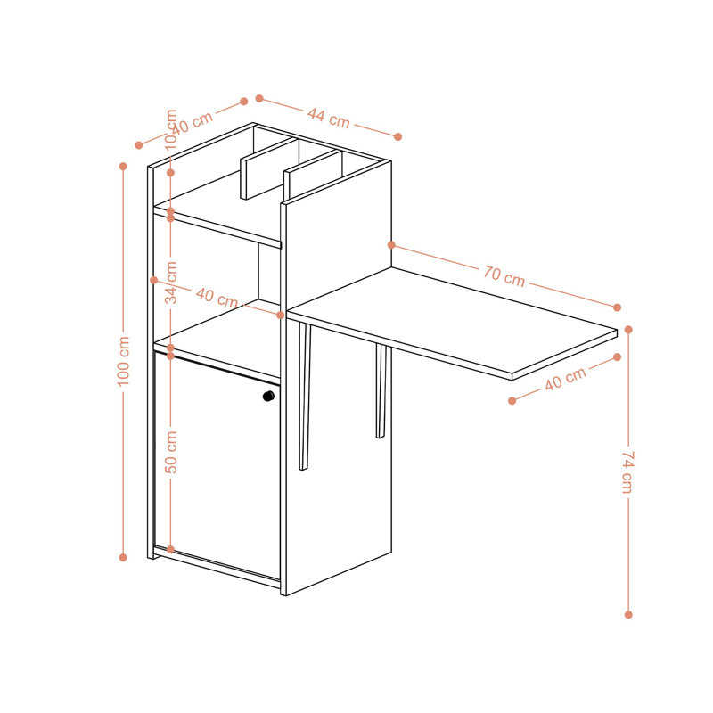Bureau d'étudiant, Beige