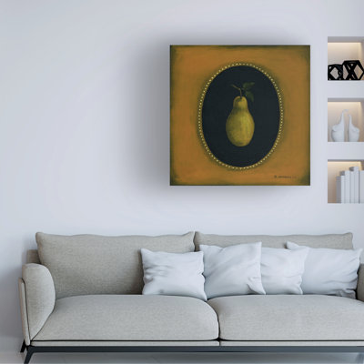 Art mural sur toile tendue - «Autumn Harvest Show» de Barbara Jeffords pour décoration de salon, de chambre à coucher ou de bureau - 24 x 24