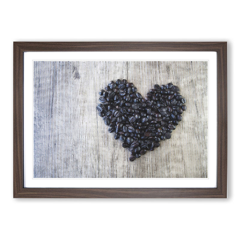 Coffee Beans Vol.1 - Framed Print, Walnut Framed, 27cm H x 36cm W x 2cm D