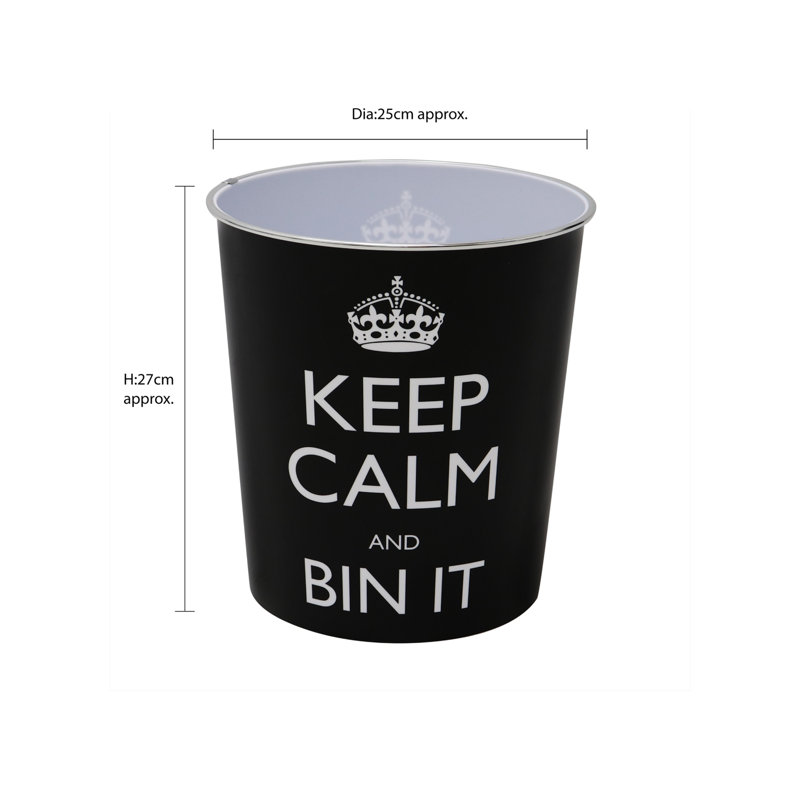 Plastic Open Waste Bin - 26.5L
