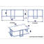 Mario Abstract Coffee Table with Storage