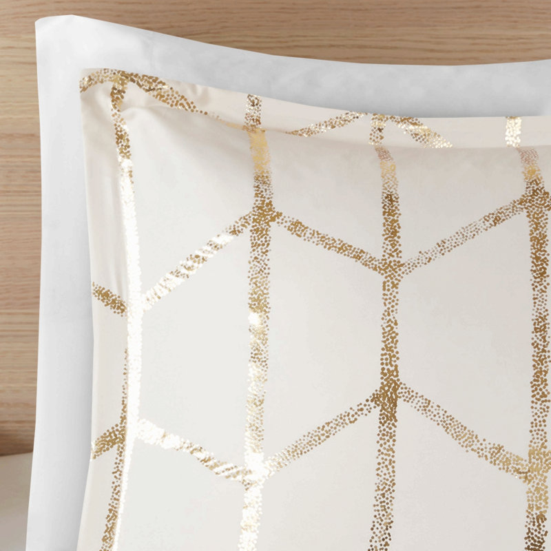 Ensemble d'édredon simple / simple TG, Gold