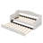 Upholstered Daybed With LED Belt And Trundle-1949385109