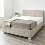 Caddo Fabric Upholstered Ottoman Bed Frame