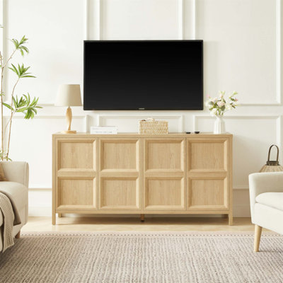 Armoire de rangement moderne 67 po avec charnières à fermeture douce, fixation murale à l'épreuve de l'inclinaison et compartiments spacieux pour la chambre à coucher ou le salon