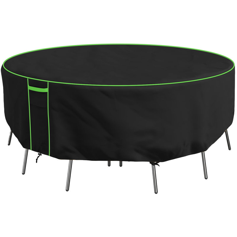 Patio Dining Set Cover, Heavy-duty Patio Round Table Cover, Easy to Use And Care, Durable Patio Furniture Cover