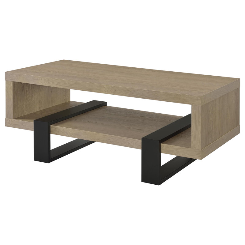Dinard Engineered Wood Cocktail Coffee Table Latte, Latte