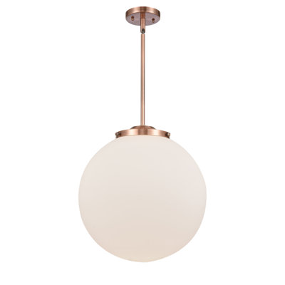 Luminaire suspendu sphère 1 lumière Frederick