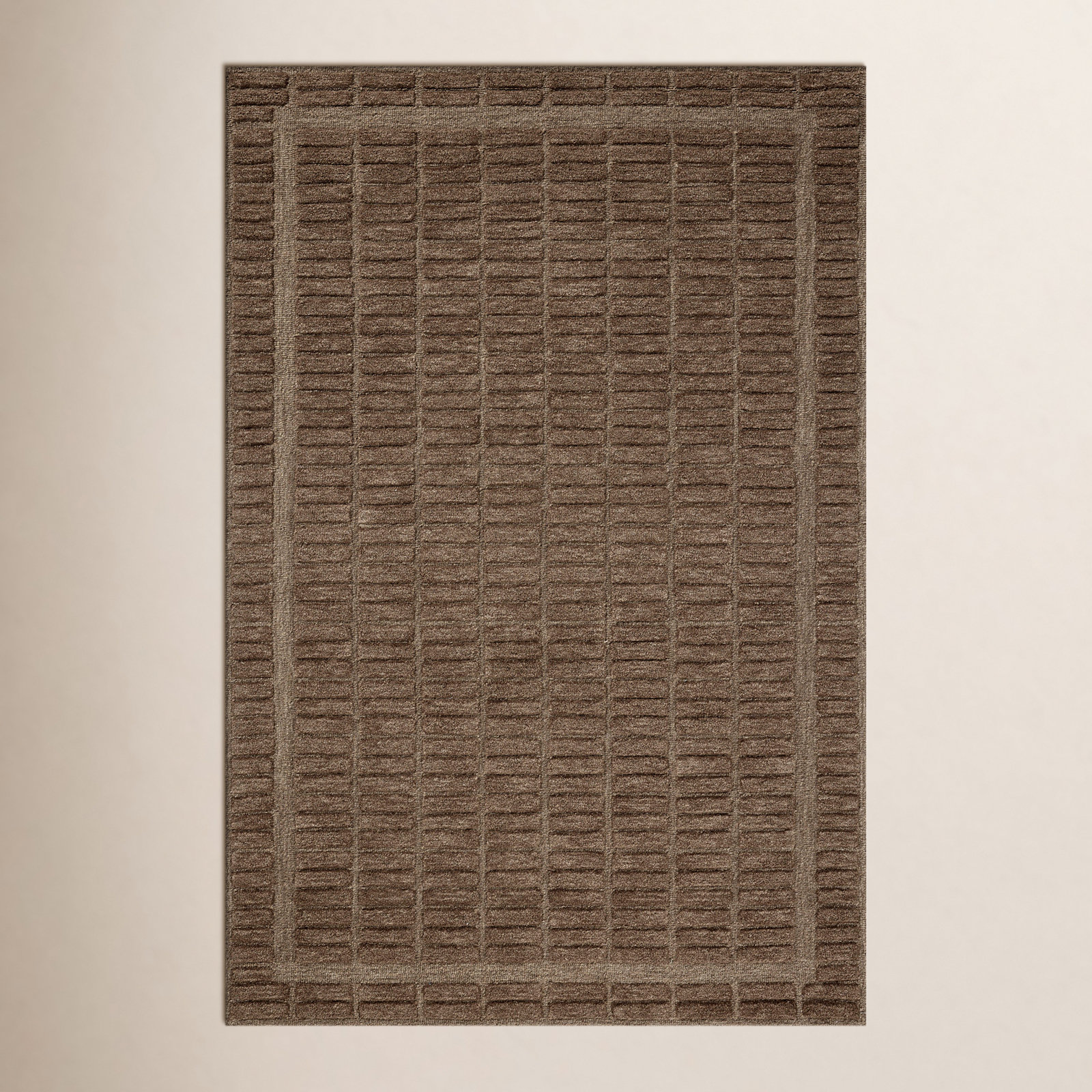 Chris Loves Julia x Loloi Bradley Cocoa Rug, Runner 2'6" x 9'9"