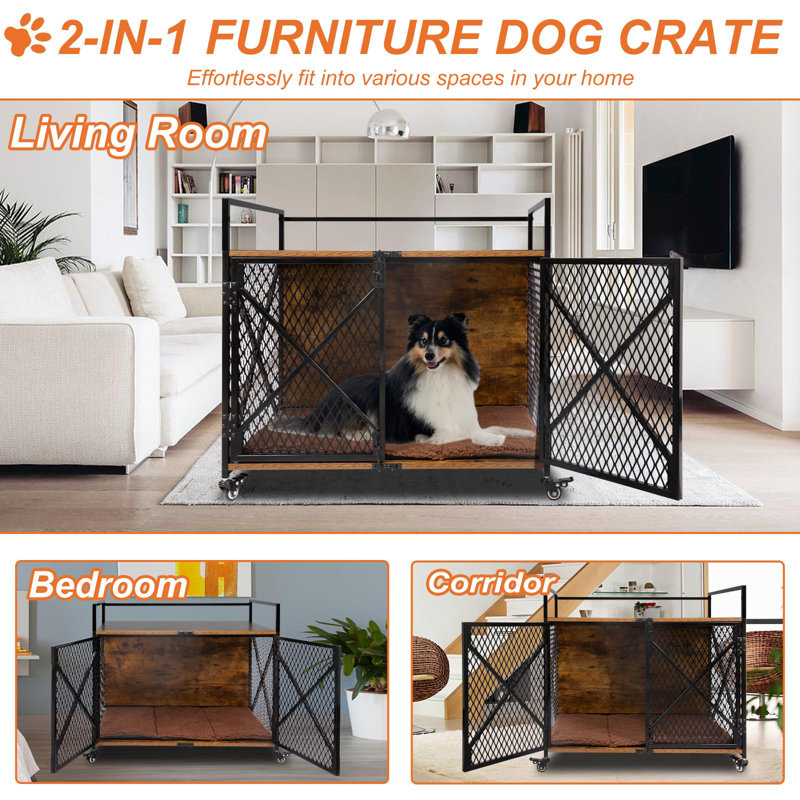 Meuble pour cage Haiya, H 35,8 po x l 41 po x P 23,6 po