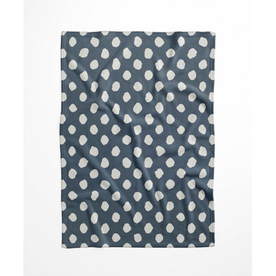Large Dot Velveteen Fleece Blanket