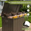 Coffre de terrasse verrouillable 120 gallons Domi