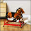 Cheval à bascule printanier, enfants avec sons réalistes et étriers de pied, idéal pour les enfants de 3 à 8 ans, interactif et amusant