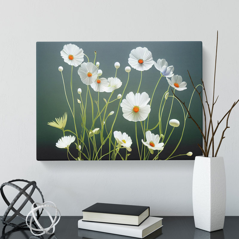 Pretty Wildflowers Floral - Wrapped Canvas, 40cm H x 60cm W x 3cm D