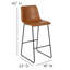Liekele Upholstered Modern Dining Stools-22248255-22248254