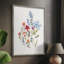 «Spring Flower Garden I», reproduction encadrée - bois massif 48639-1157671744