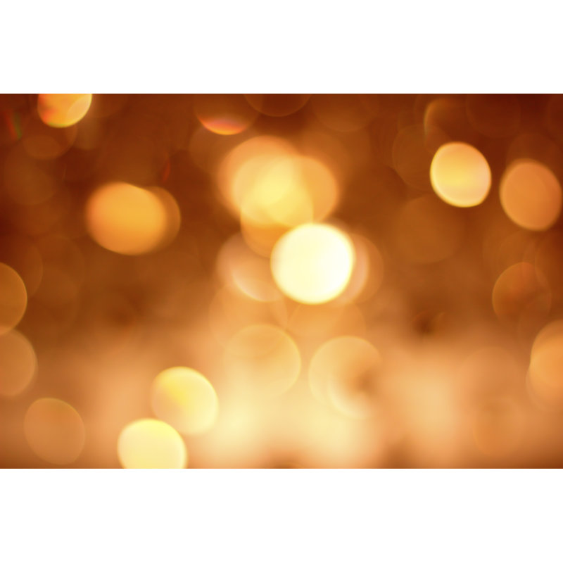 " Bokeh Defocused Light Golden " by Tfexshutter, 8" H x 12" W