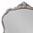 Antique Platinum Finish Mirror