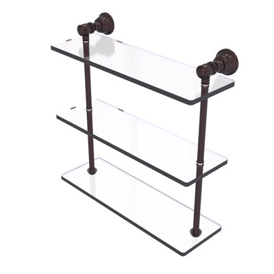 Freyja 3 Piece Glass with Towel Bar